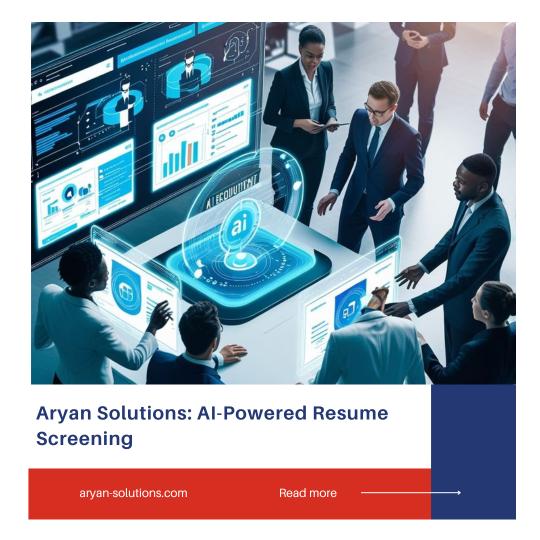 Aryan Solutions: AI-Powered Resume Screening